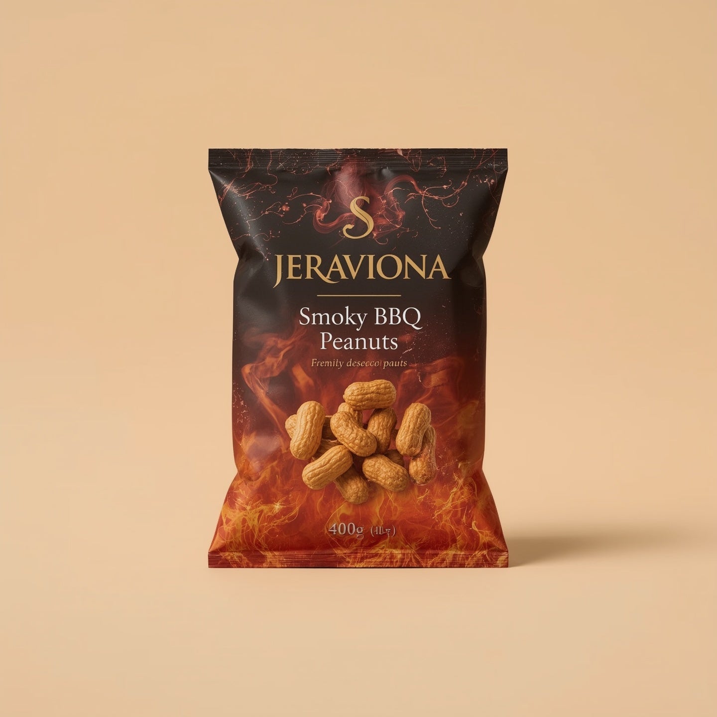 Jeraviona Smoky BBQ Peanuts