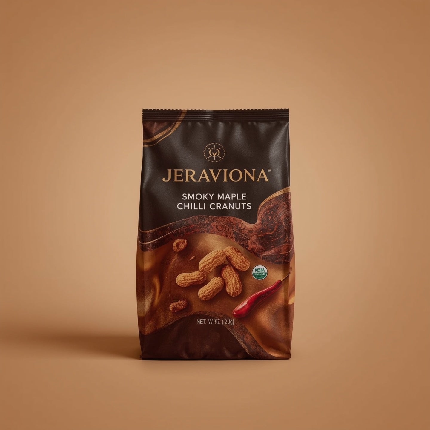 Jeraviona Smoky Maple Chili Crunch Peanuts