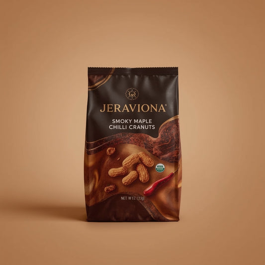 Jeraviona Smoky Maple Chili Crunch Peanuts